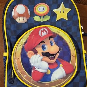 Super Mario Kids Backpack - Blue and Yellow